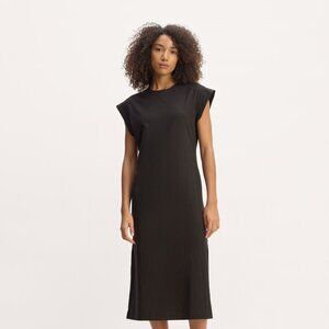 Everlane Women's Muscle T-Shirt Midi Dress in Black, Size Small
